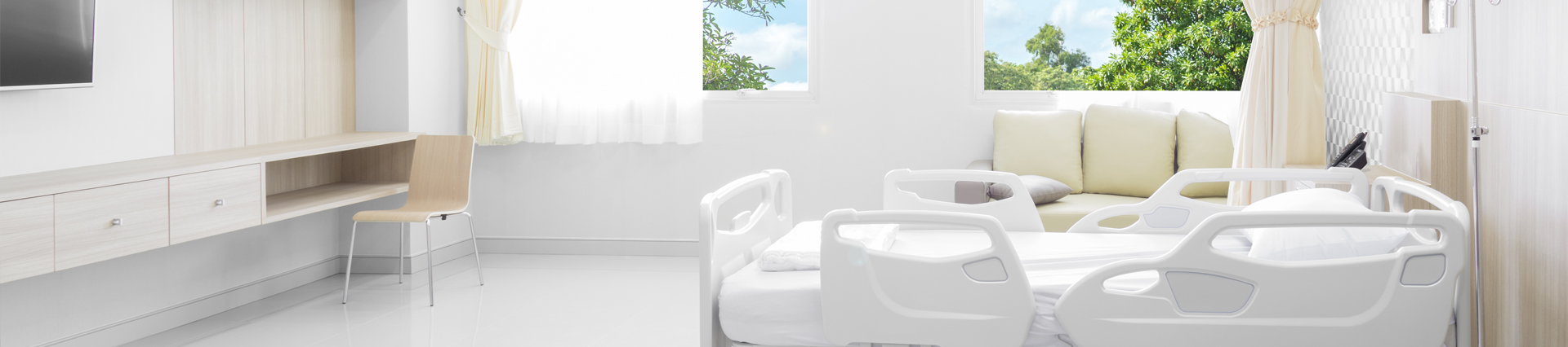 White room with table and chairs