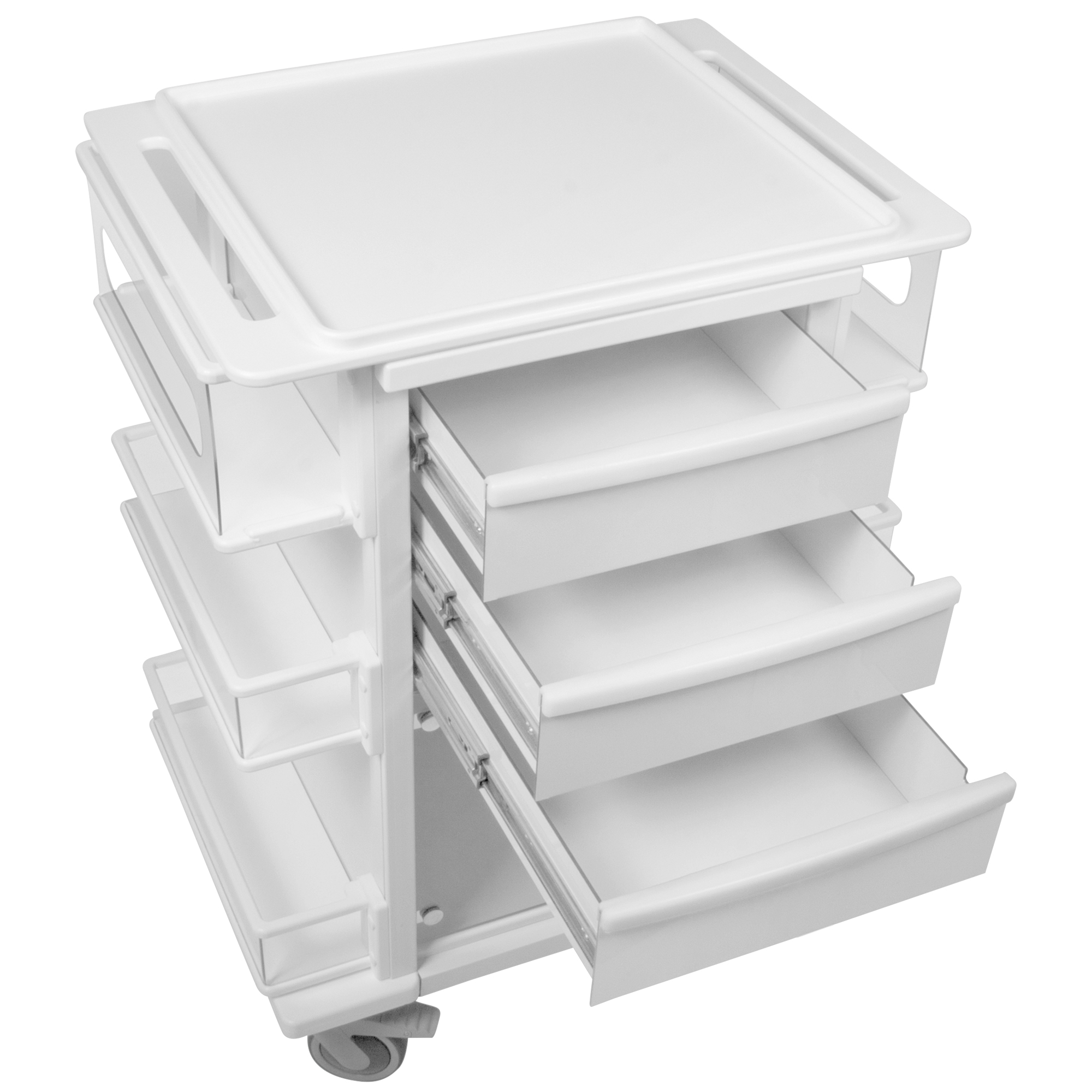 Modular all purpose cart open