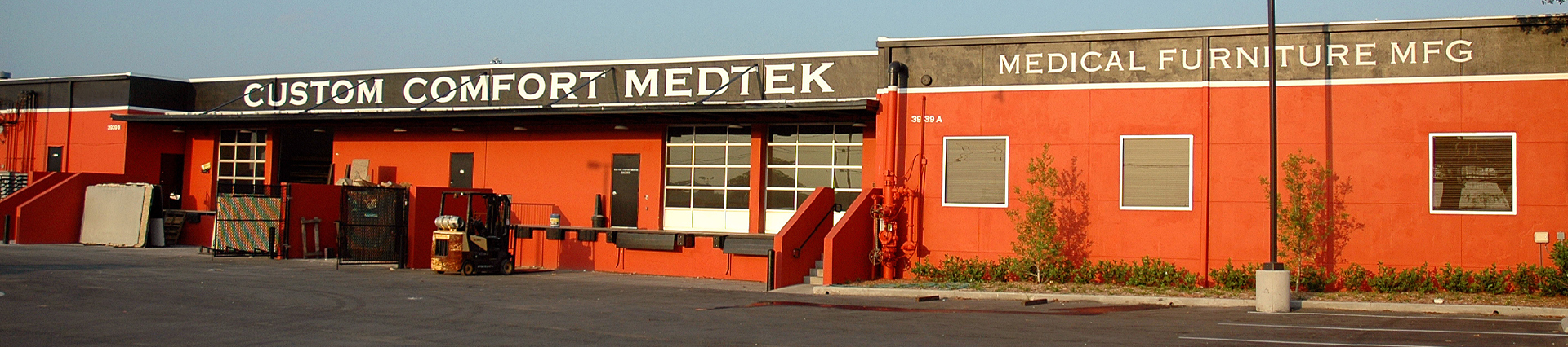 A photo of a factory building
