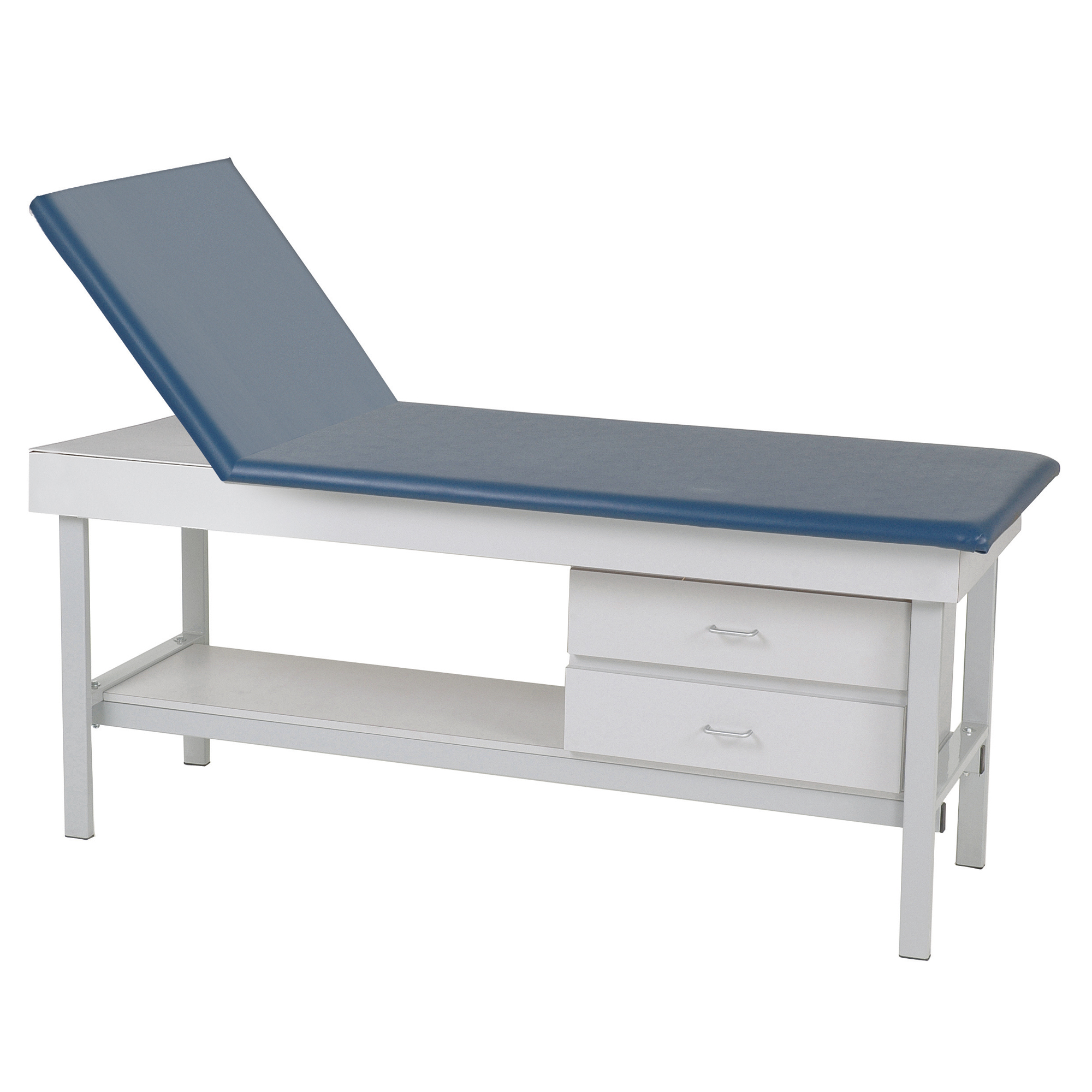Custom Comfort bariatric exam table with shelf space
