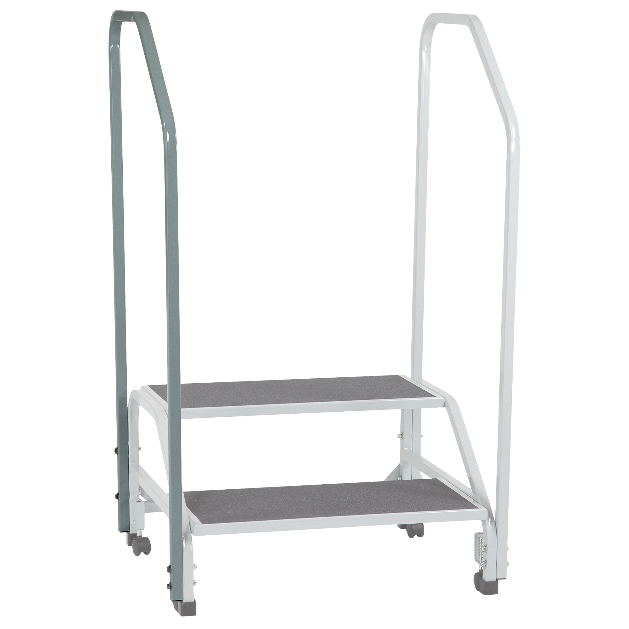 Bariatric 2-Step Stool with Hand Rail - Image 2