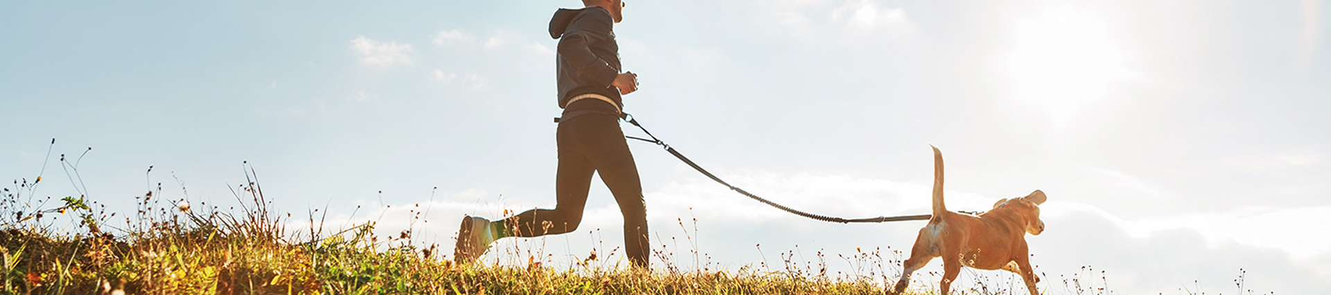 A person running